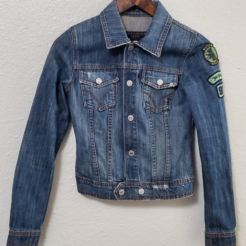 Juicy Couture Jeans Women's Light Wash Denim Patch